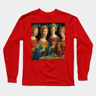 Medieval Galentines girls Long Sleeve T-Shirt